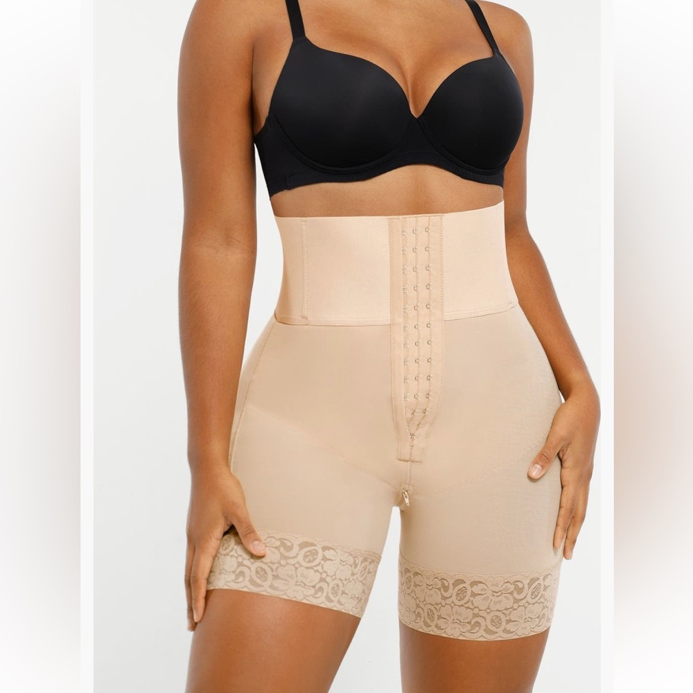 Seamless High-Waisted Shapewear in Nude